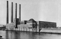Heizkraftwerk Tiefstack. Hamburg 1914-17