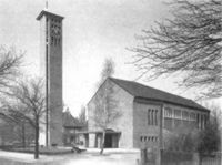 Christ-König-Kirche Lokstedt. Hamburg 1954-56