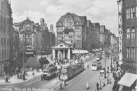 Mönckebergstraße, Mönckebergbrunnen. Hamburg 1915