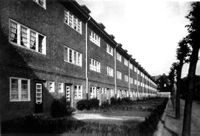 Reihenhäuser Kösterallee. Hamburg 1927-28